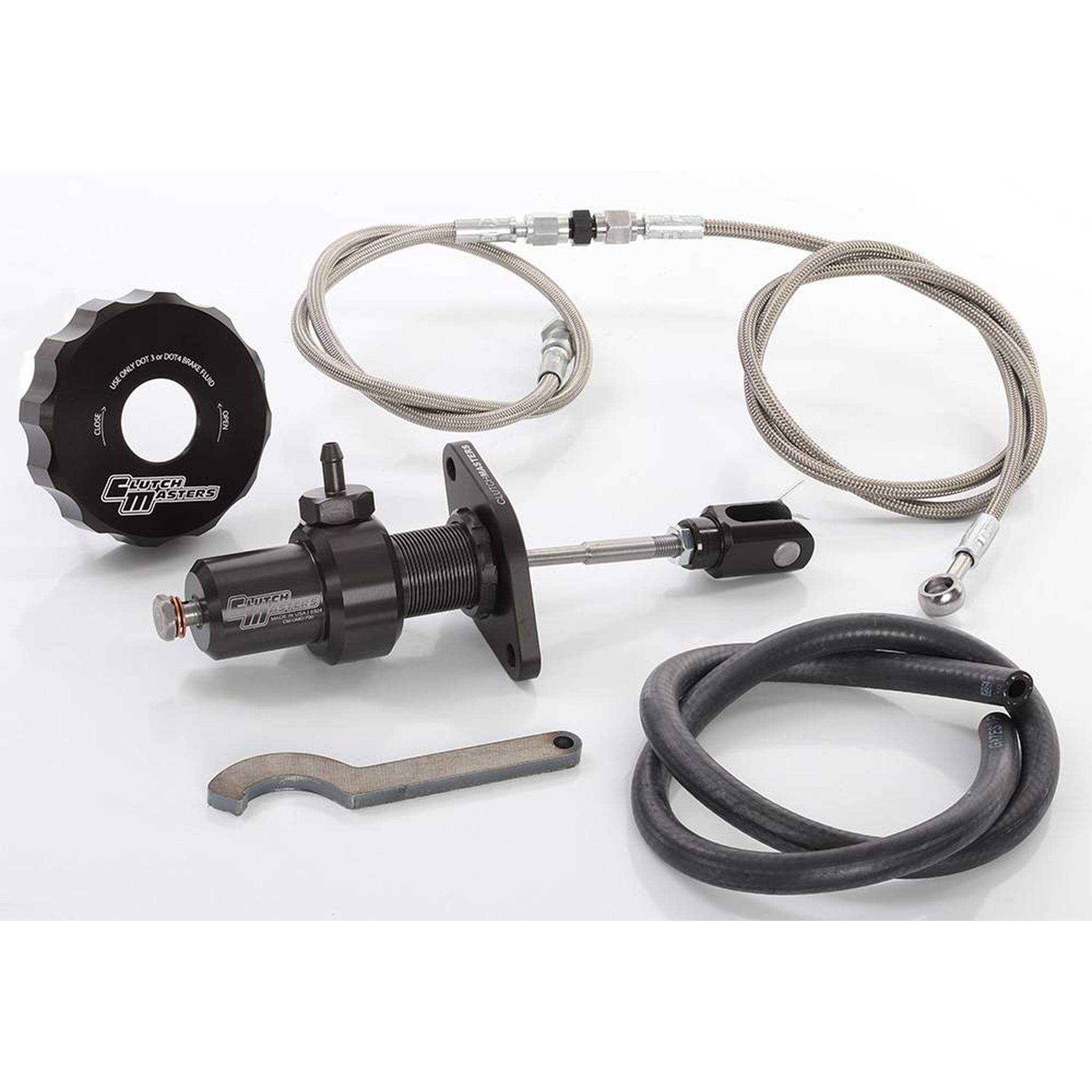 Clutch Masters .75in Bore Master Cylinder Upgrade Kit Black Honda Civic Si 2017-2021 | MC08150-BK