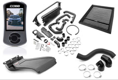 Cobb Stage 2 Power Package w/Black FMIC & Matte CF Scoop Subaru WRX 22-26 | SUB0060020-BK-FMIC-RMC