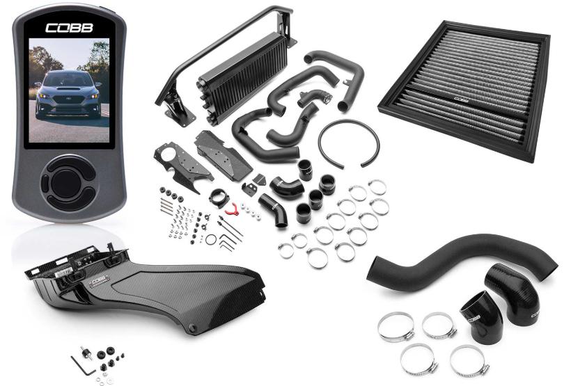 Cobb Stage 2 Power Package w/Black FMIC WRX 2022-2026 | SUB0060020-BK-FMIC