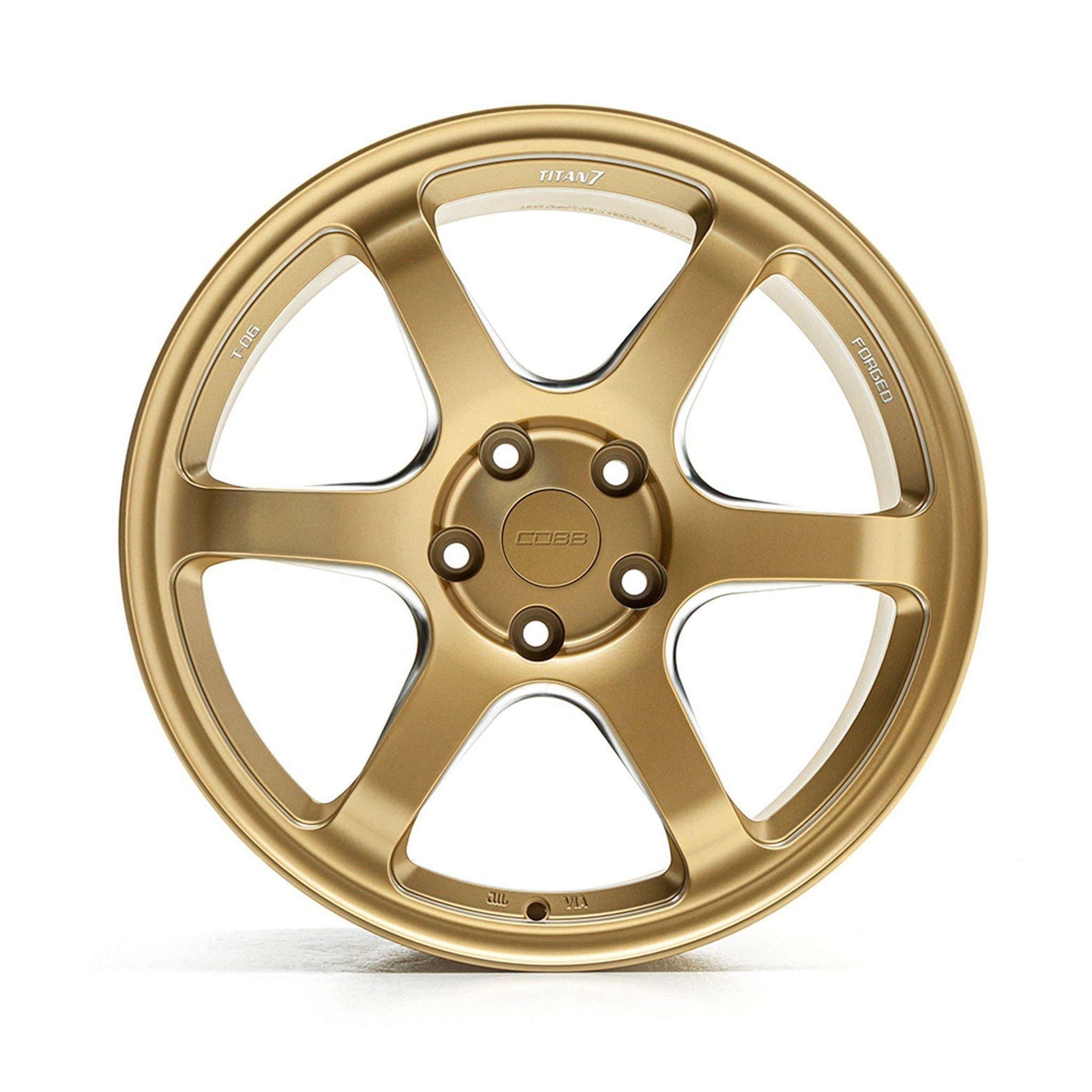 Cobb Titan7 T-D6 COBB Edition 18x9.5 +40 5x114.3 Cyber Gold Wheels | 8W4625S