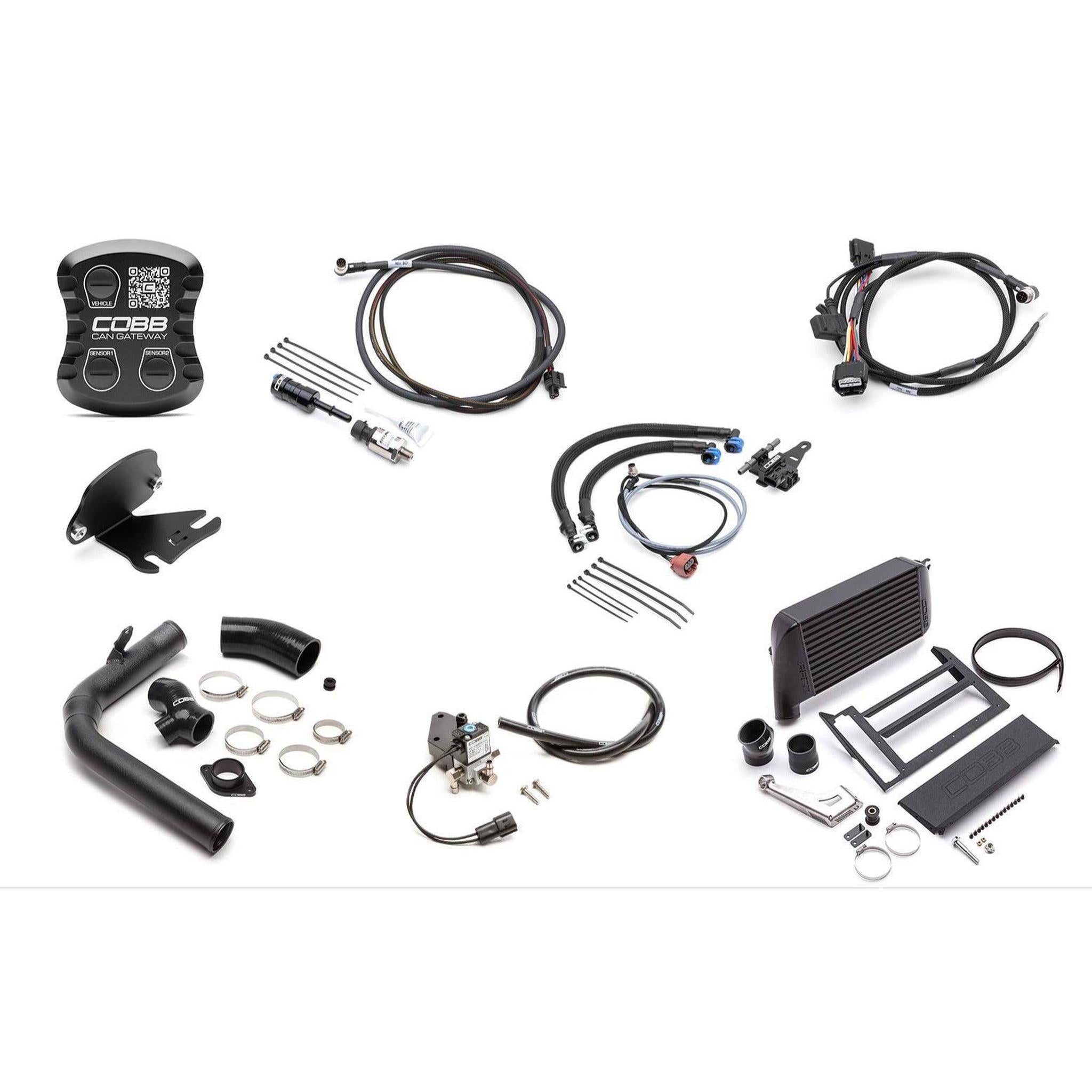 Cobb Tuning Black Stage 1+ to Nexgen Stage 2+ CAN Flex Fuel Power Package WRX 6MT 2015-2017 | SUB004NG2W-BK1FF-S1P-UP