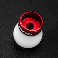 Cobb Tuning Shift Knob White w/ Red Ford Focus ST 13-18 / Fiesta ST 14-19 / Focus RS 16-18 | 291350-W-RD