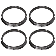 Cosmis Wheels Aluminum Hub Centric Rings (Set of 4)