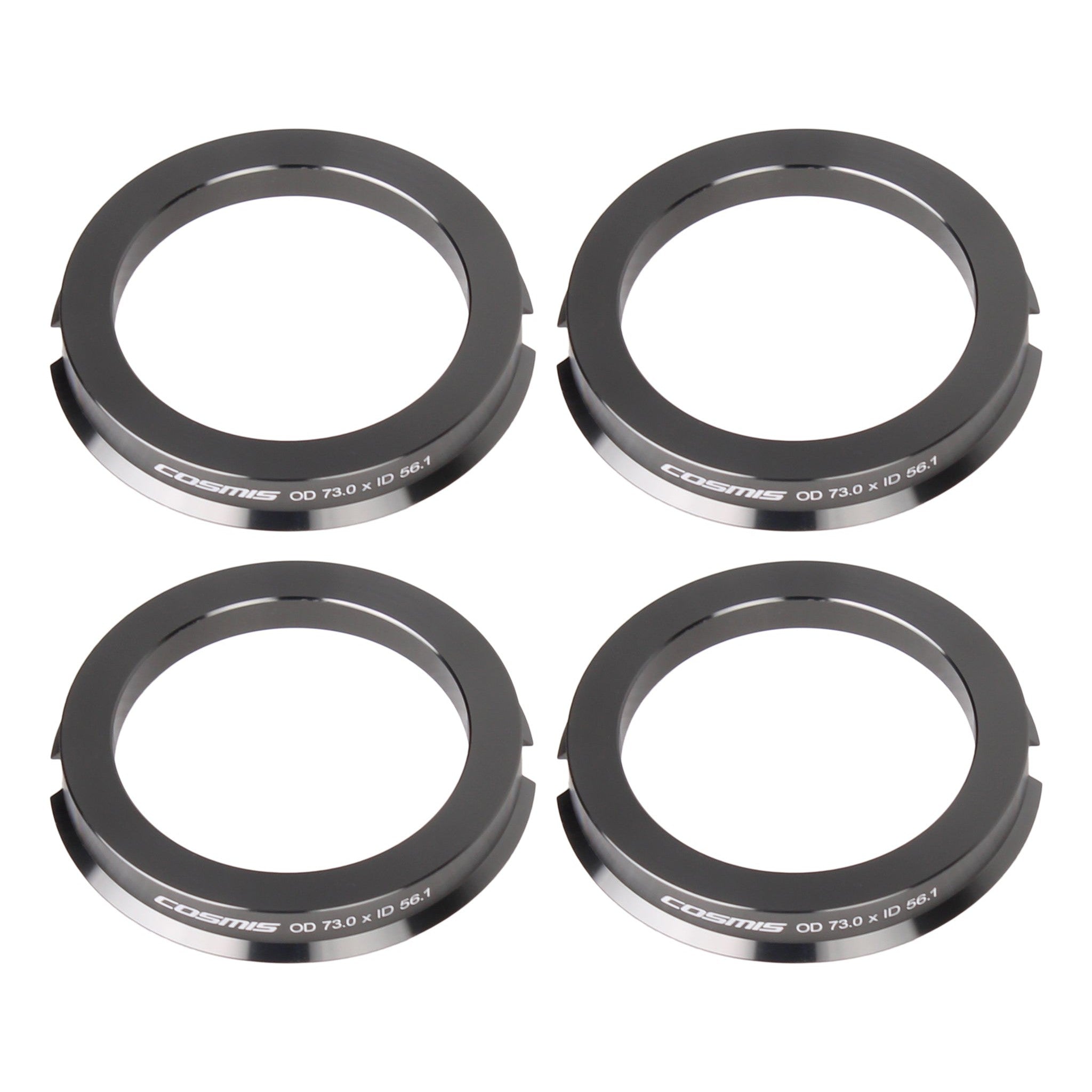 Cosmis Wheels Aluminum Hub Centric Rings (Set of 4)