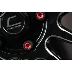 Cosmis Wheels Floating Nut Lug Nuts Red 12x1.5 45mm (Set of 24) | FNM12x1.5-R-24