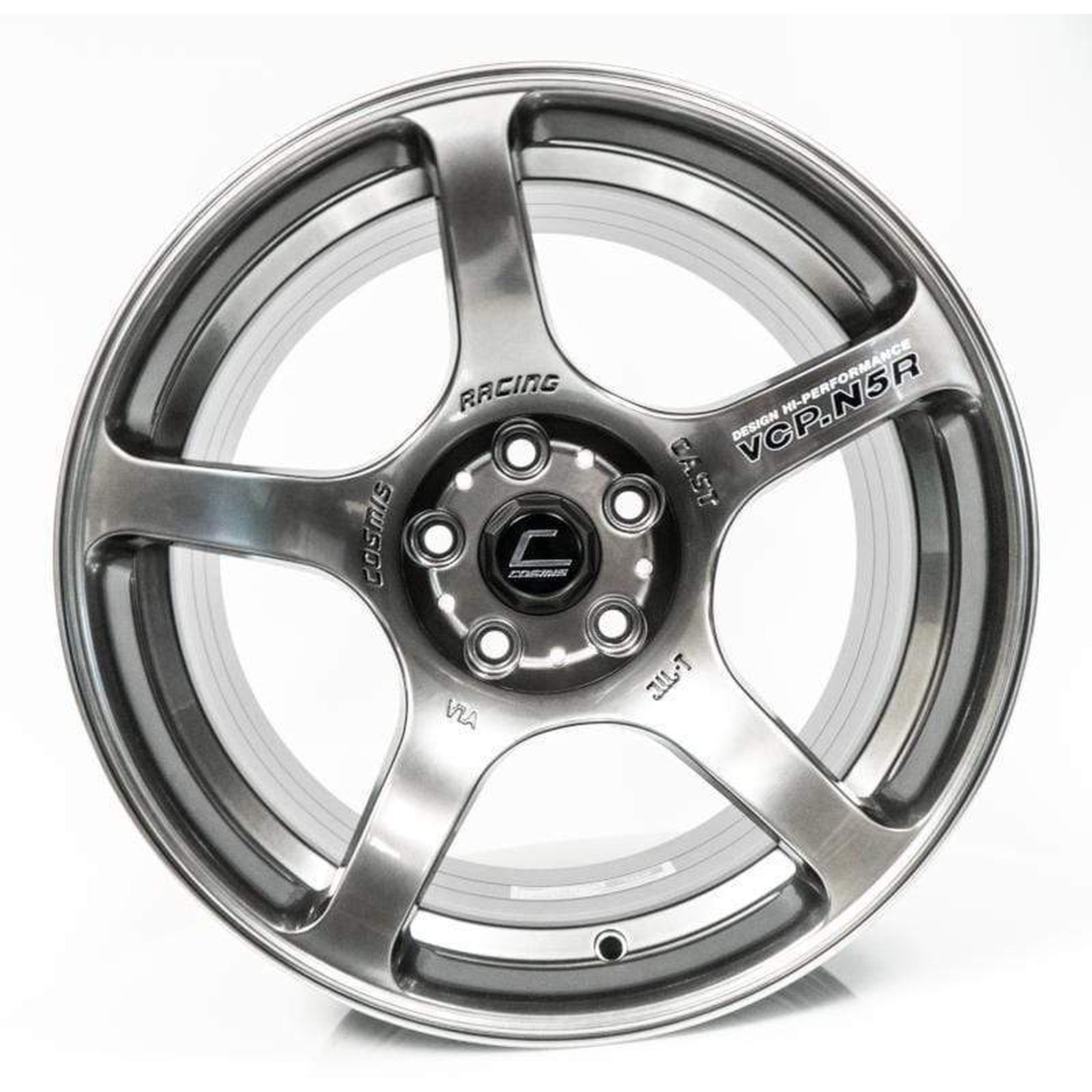 Cosmis Wheels N5R Wheel Hyper Black 17x9 +15 5x114.3