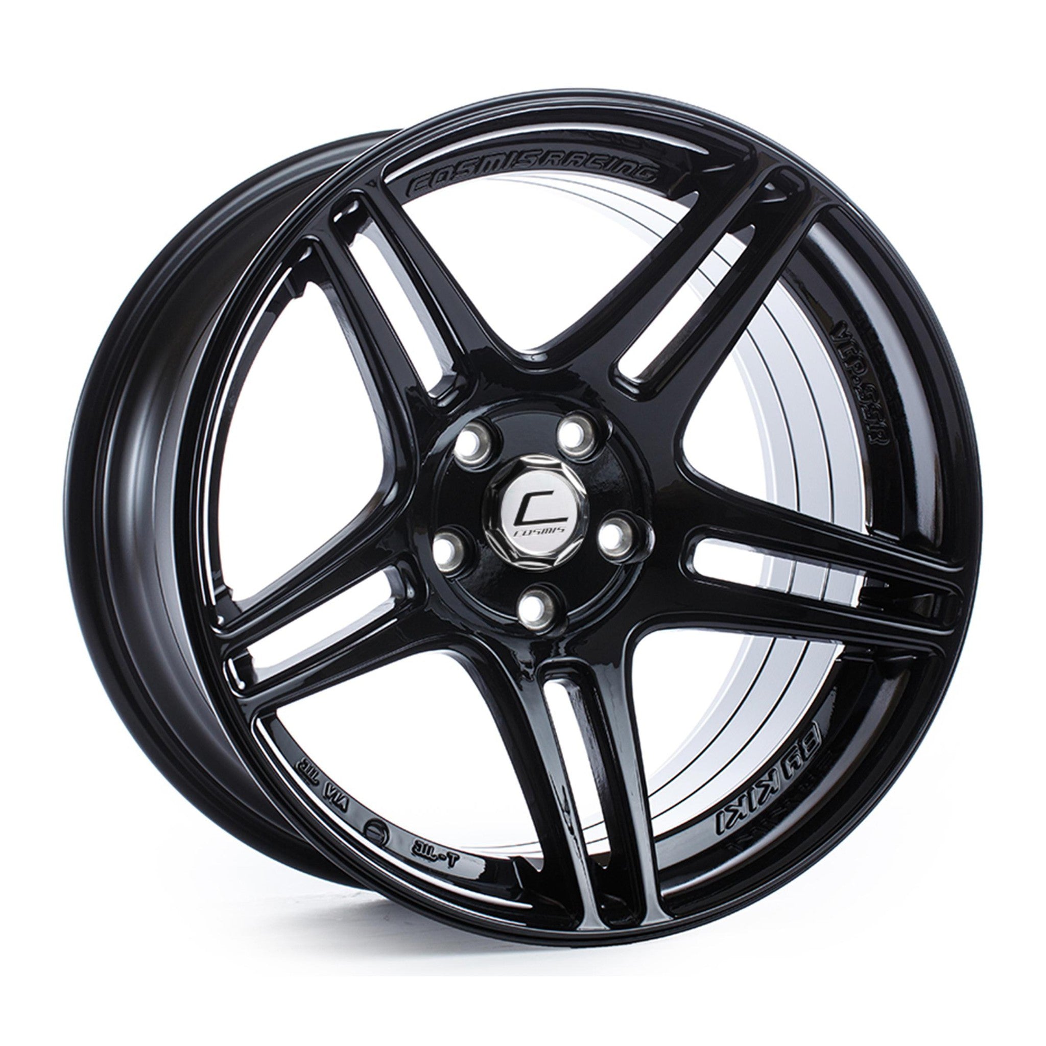 Cosmis Wheels S5R Wheel Black 18x9 +26 5x114.3