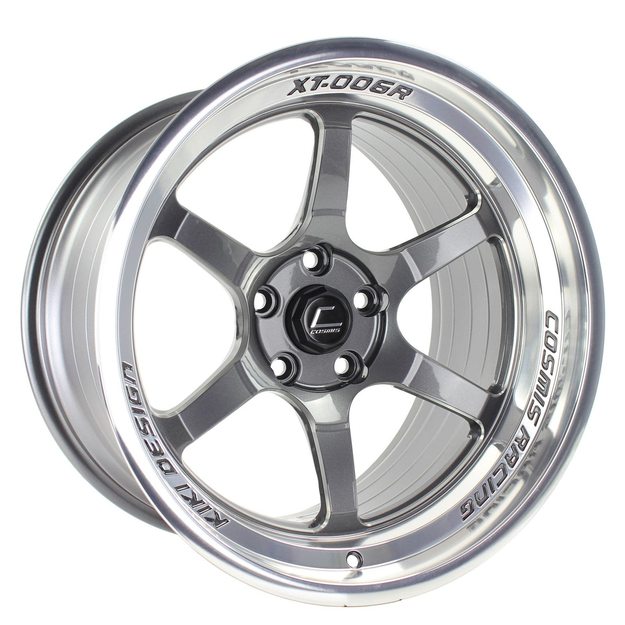 Cosmis Wheels XT-006R Gunmetal w/ Machined Lip Wheel 18x11 +8 5x114.3