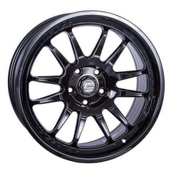 Cosmis Wheels XT-206R Black Wheel 17x8 +30 5x114.3