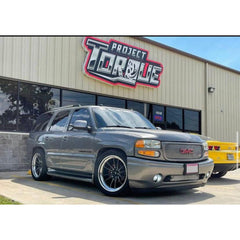 Cosmis Wheels XT-206R Black w/ Machined Lip + Spokes Wheel 22x10 +0 6x139.7