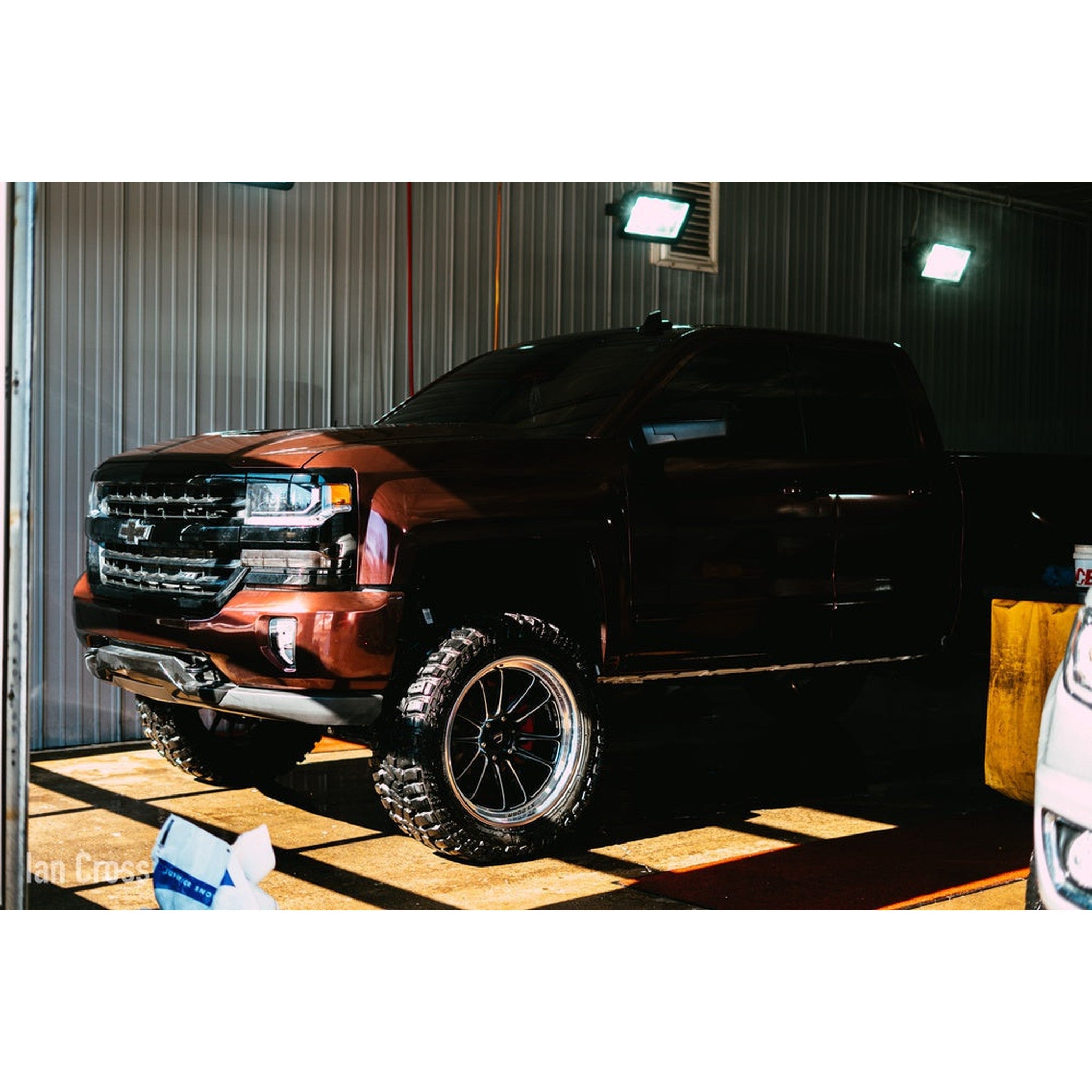 Cosmis Wheels XT-206R Black w/ Machined Lip + Spokes Wheel 22x10 +0 6x139.7