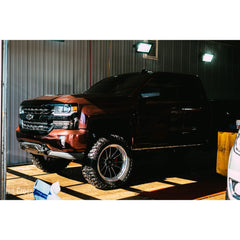 Cosmis Wheels XT-206R Black w/ Machined Lip + Spokes Wheel 22x10 +0 6x139.7
