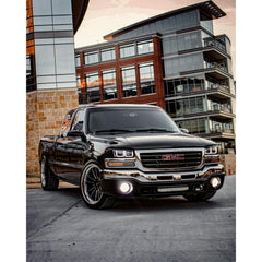 Cosmis Wheels XT-206R Black w/ Machined Lip + Spokes Wheel 22x10 +0 6x139.7