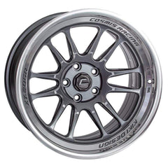 Cosmis Wheels XT-206R Gunmetal w/ Machined Lip Wheel 18x9.5 +10 5x114.3