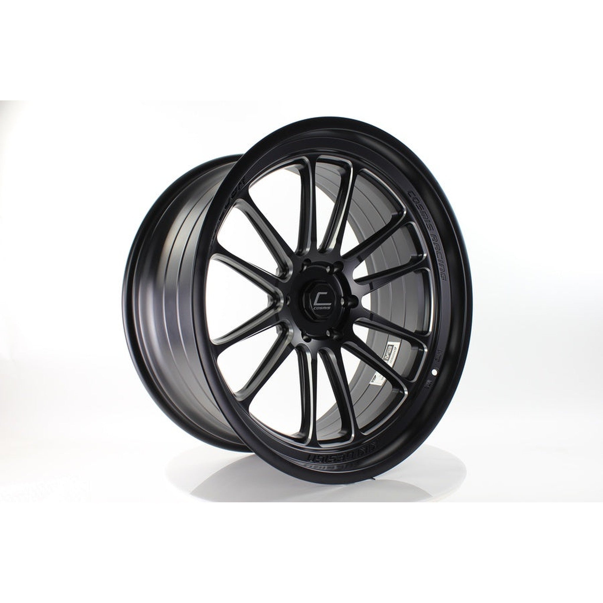 Cosmis Wheels XT-206R Matte Black with Machined Spokes Wheel 22x10 +0 6×135