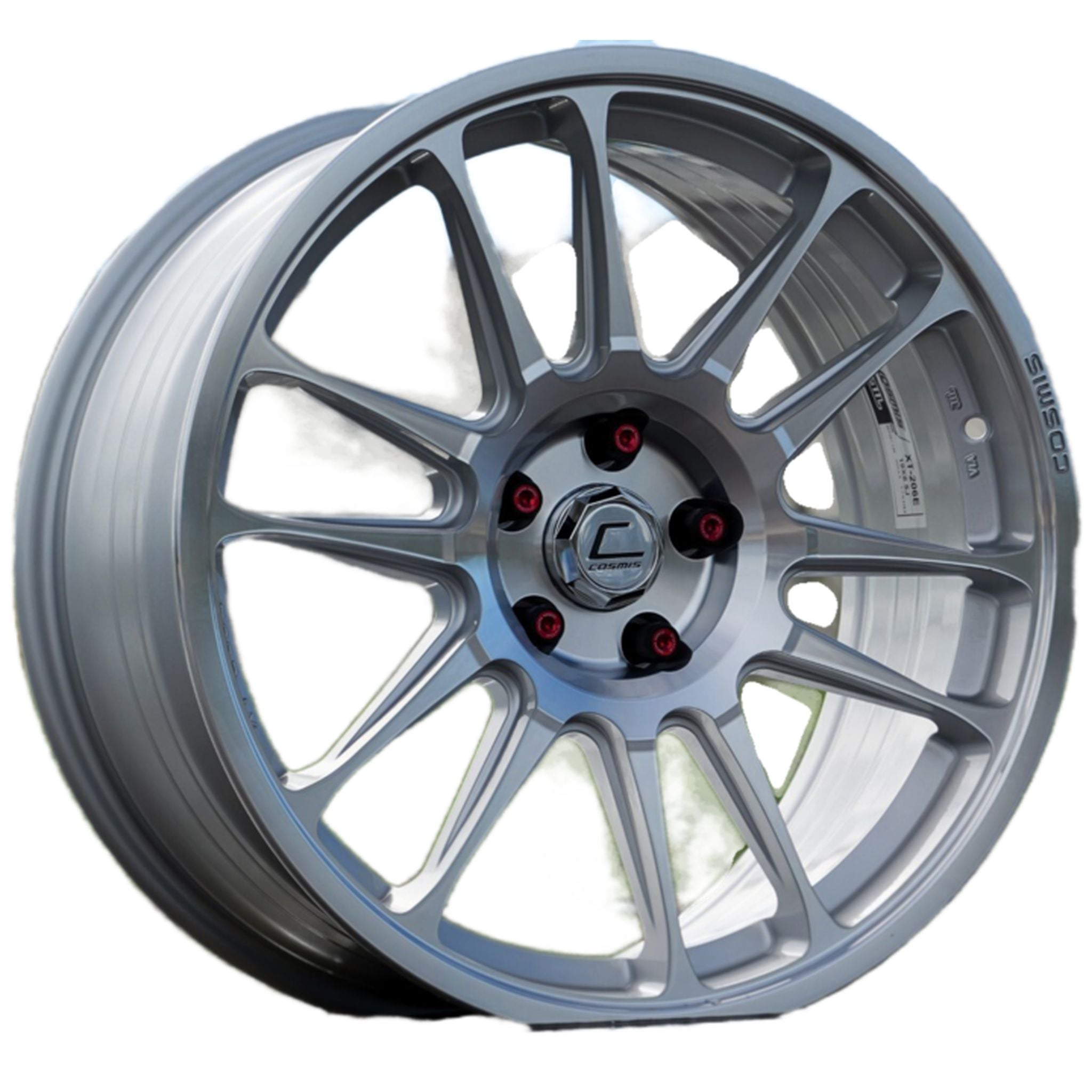 Cosmis Wheels XT206E 19x8.5 +35 5x114.3 Hyper Silver | XT206E-1985-35-5x114.3-SMF