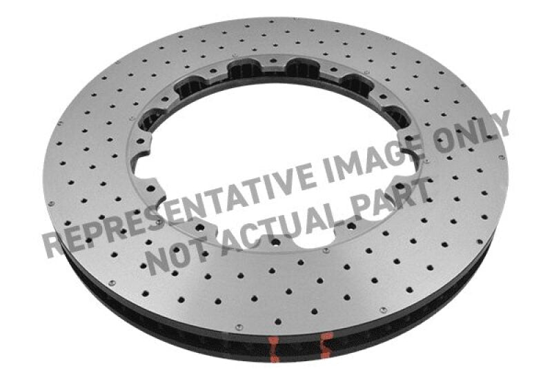 DBA Front 5000 Series Drilled Ring w/NAS Nuts Subaru WRX 2018-2021 | 53050.1XD