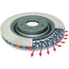 DBA Rear Drilled & Slotted Street Series Rotor 13-20 Subaru/Scion BRZ/FR-S Limited & Premium (US Spec) | 2663X-10