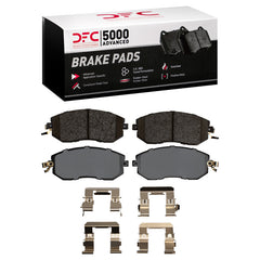 DFC Front 5000 Advanced Ceramic Brake Pad, Hardware & Rotor Package Subaru BRZ Non Brembo / Scion FR-S / Toyota 86 2013-2020 | 6512-13200