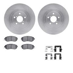 DFC Front 5000 Advanced Ceramic Brake Pad, Hardware & Rotor Package Subaru BRZ Non Brembo / Scion FR-S / Toyota 86 2013-2020 | 6512-13200