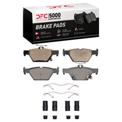 DFC Front & Rear 5000 Advanced Ceramic Brake Pad & Rotor Package Subaru WRX 16-21 w/ EyeSight Technology | 6504-13033