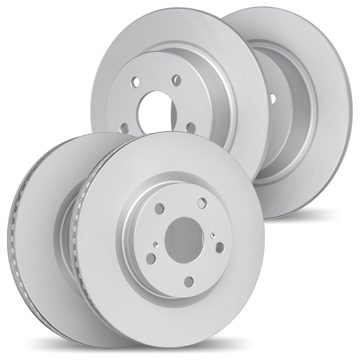 DFC Front & Rear GeoSPEC Coated Blank Brake Rotors Subaru WRX 2015-2021 w/ Eyesight Tech | 4004-13030