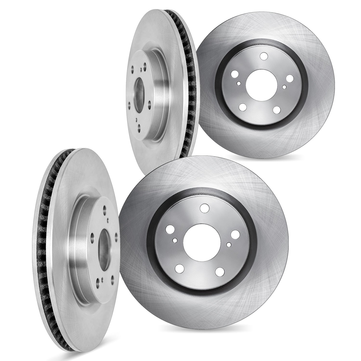 DFC Front & Rear Plain Brake Rotor Package Subaru WRX 22-26 w/ Electric Parking Brake | 6004-13061
