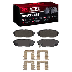 DFC Rear Active Performance Pads w/ Hardware Scion FR-S / Toyota 86 / GR86 / Subaru BRZ 2013-2026 | 1115-1124-01