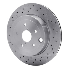 DFC Drilled Brake Rotor - 2018-2025 Subaru WRX STI Rear | 620-13042