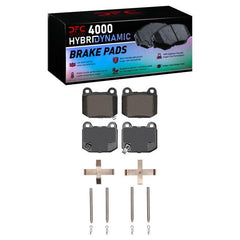 DFC Rear GeoSPEC Coated Blank Rotors & DFC 4000 HybriDynamic Brake Pads w/ Hardware Subaru STI 2008-2017 | 4812-13018