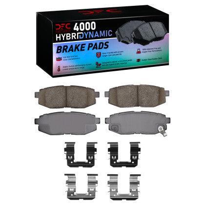 DFC Rear GeoSPEC Coated Blank Rotors & DFC 4000 HybriDynamic Brake Pads w/ Hardware Subaru WRX 2022-2026 w/ Manual Parking Brake | 4812-13132
