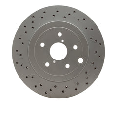 DFC Rear GeoSPEC Coated Drilled Brake Rotor Subaru STI 2018-2021 | 624-13042
