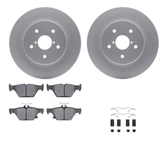 DFC Rear GeoSPEC Plain Rotors & R1 Optimum OE Brake Pads Subaru WRX 2016-2026 | WDUH1-13073