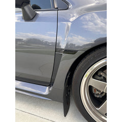 DTC 2015-2021 WRX/STI Carbon Fiber Lower Fender Vent Vinyl Overlays (Pair)