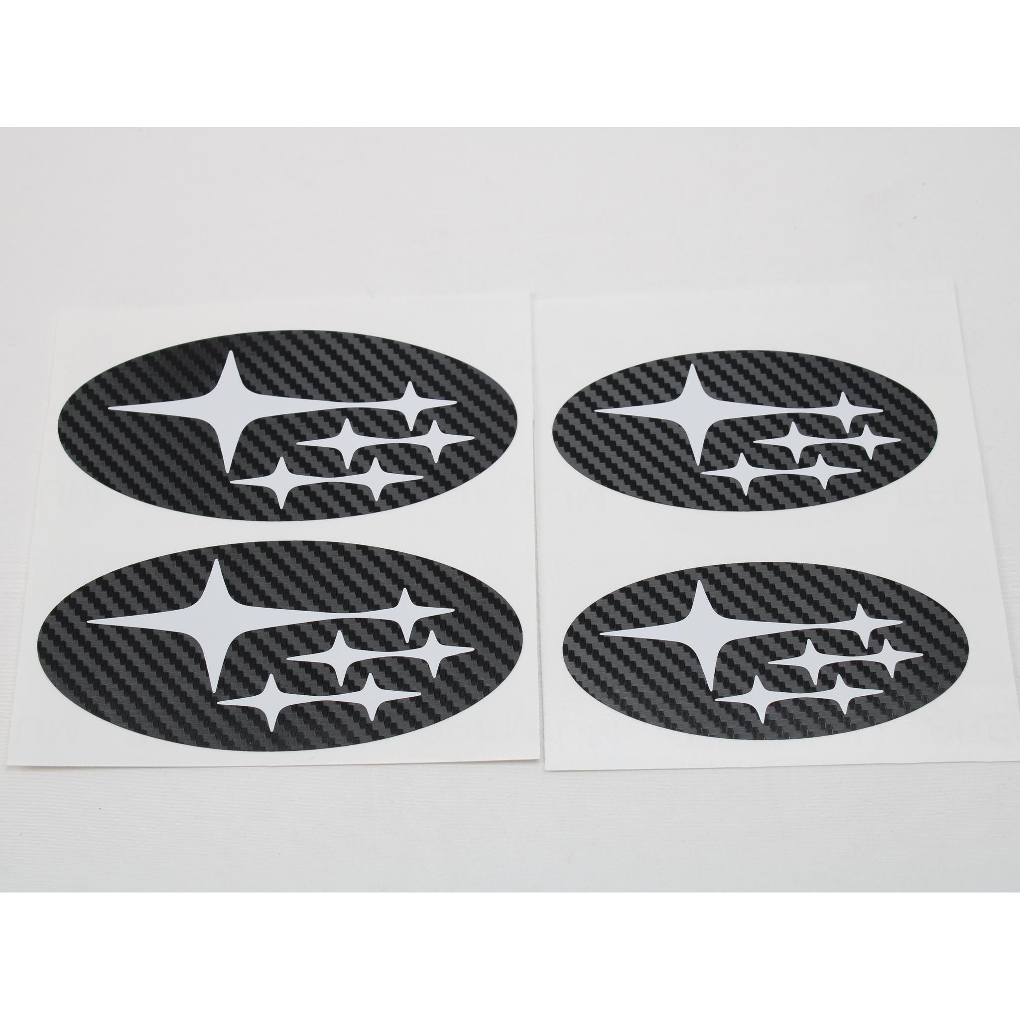 DTC Carbon Emblem Overlays Non-Sport Grille Hatch Subaru WRX 08-14 / STI 08-14