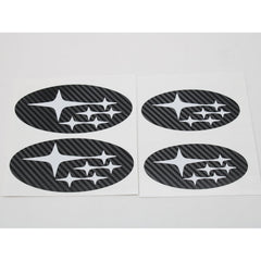 DTC Carbon Emblem Overlays Non-Sport Grille Hatch Subaru WRX 08-14 / STI 08-14