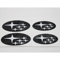 DTC Carbon Emblem Overlays Non-Sport Grille Hatch Subaru WRX 08-14 / STI 08-14