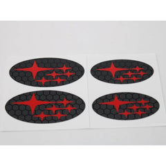 DTC Carbon Emblem Overlays Non-Sport Grille Hatch Subaru WRX 08-14 / STI 08-14