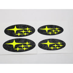 DTC Carbon Emblem Overlays Non-Sport Grille Hatch Subaru WRX 08-14 / STI 08-14
