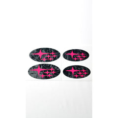 DTC Carbon Emblem Overlays Non-Sport Grille Hatch Subaru WRX 08-14 / STI 08-14