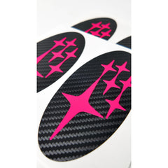 DTC Carbon Fiber Front and Rear Emblem Overlay Pair Subaru BRZ 2022-2026