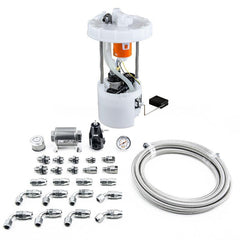 DeatschWerks DW400 Pump Module & Return Kit w/PTFE Fuel Lines Honda Civic Si 2006-2011 | 9-401-608-7041