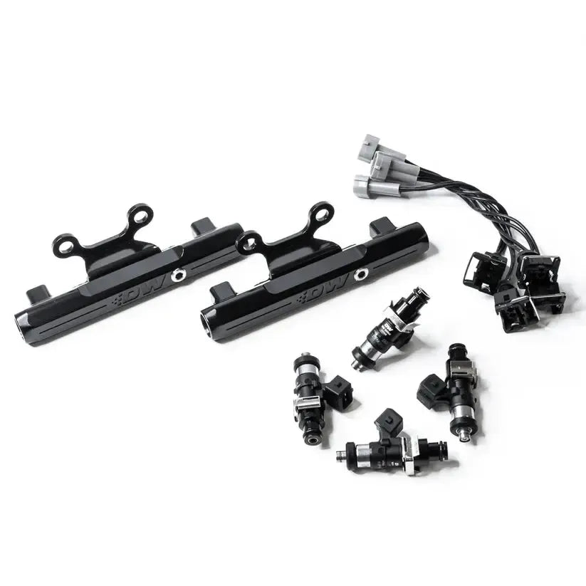 DeatschWerks Top Feed Fuel Rail Upgrade Kit w/ 1500cc Injectors WRX 02-14 / STI 07-21 / LGT 07-12 | 6-102-1500