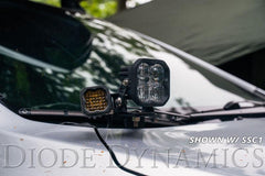 Diode Dynamics C2 Pro Stage Series 2in LED Ditch Light Kit Yellow Combo Subaru WRX / STI 2015-2021 | DD6619