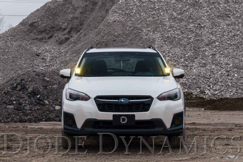 Diode Dynamics Pro SS3 LED Ditch Light Kit Yellow Combo Subaru Crosstrek 2018-2023 | DD6561