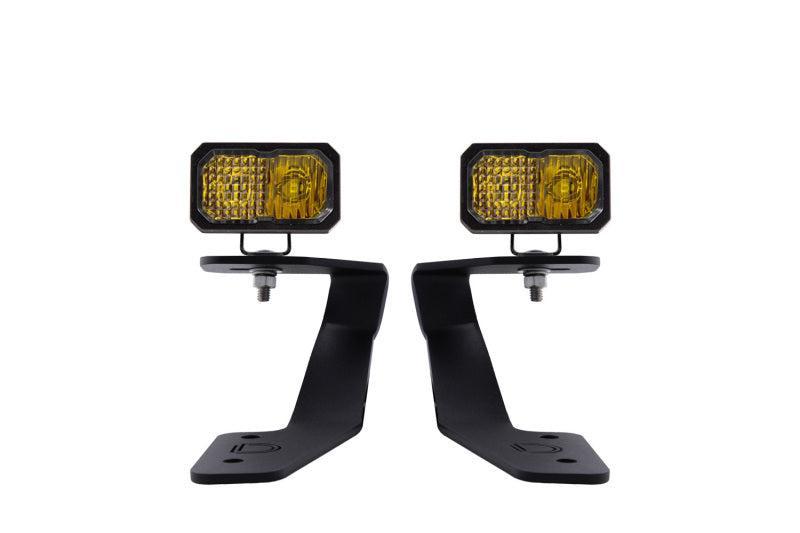 Diode Dynamics Stage Series 2in LED Ditch Light Kit Sport Yellow Combo Subaru Crosstrek 2018-2023 | DD6563