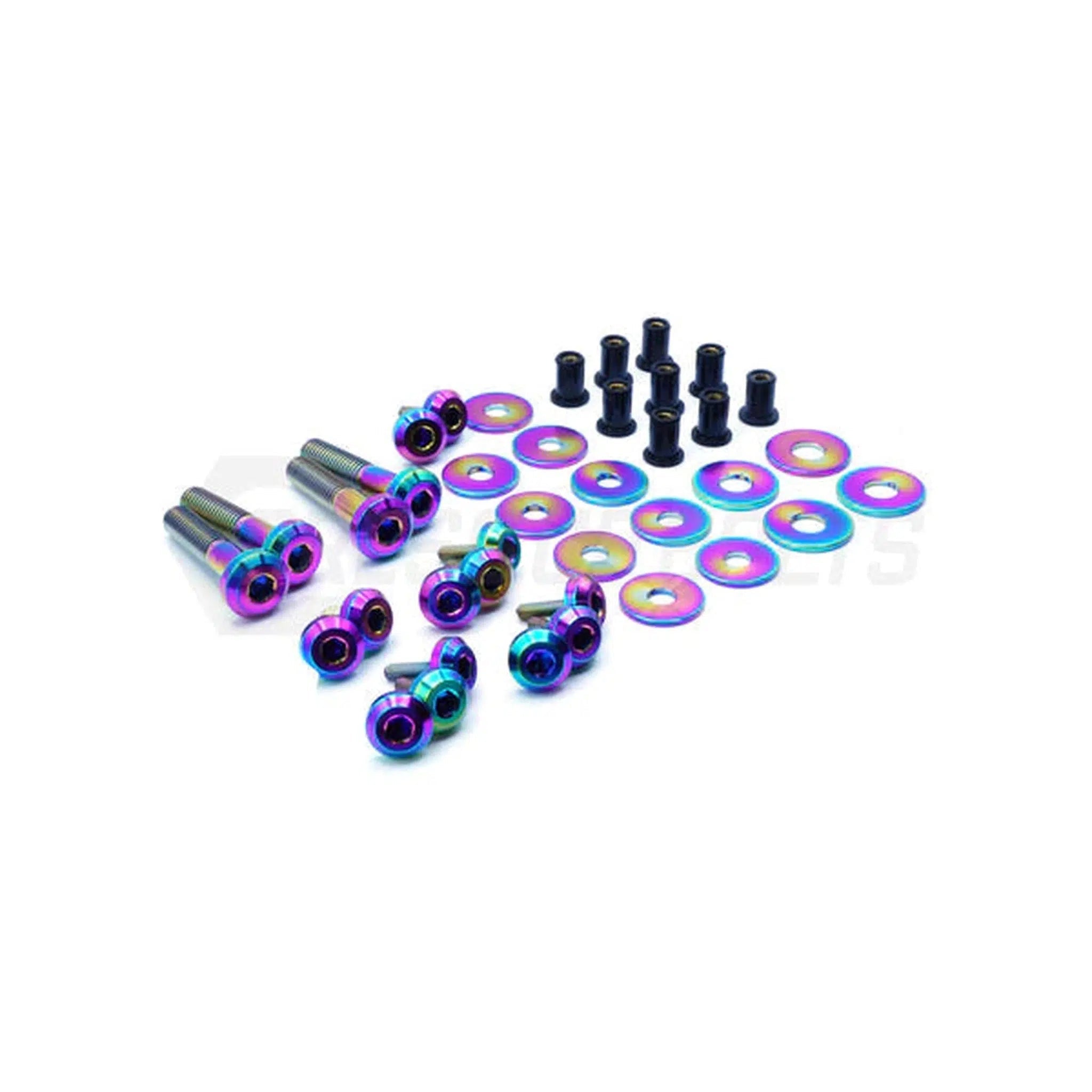 Dress Up Bolts Stage 2 Titanium 39pc Trunk Hardware Kit Subaru WRX 2022-2026