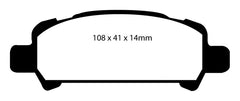 EBC Bluestuff Rear Brake Pads D770 Subaru WRX 2002-2003 | DP51293NDX