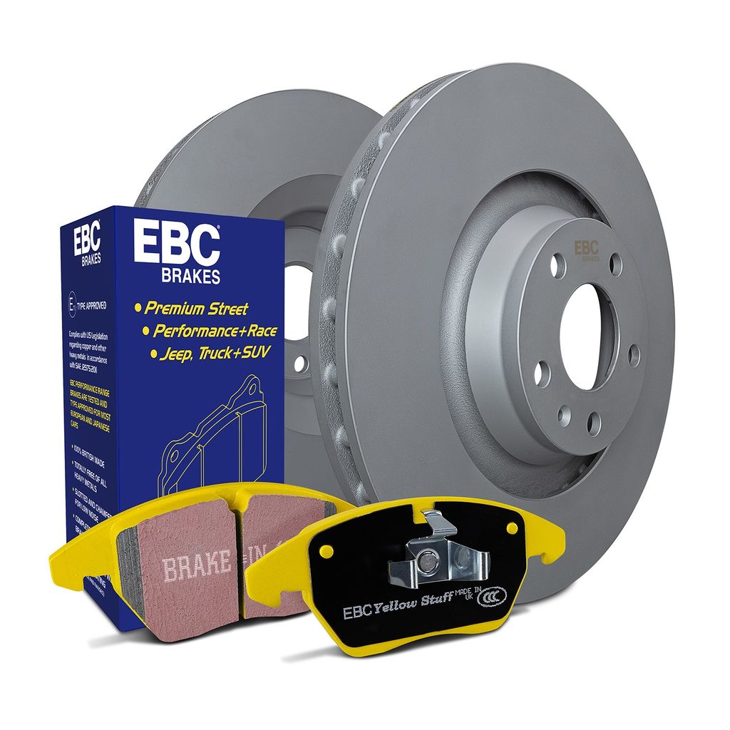 EBC Front S13 Premium Rotors & Yellowstuff Brake Pad Kit Honda Civic Si 2017-2020 | S13KF2148