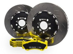 EBC Racing 2 Piece SG Racing Rear Vented Rotors and Yellowstuff Rear Brake Pads Nissan GT-R 2009-2025 | S26KR1002